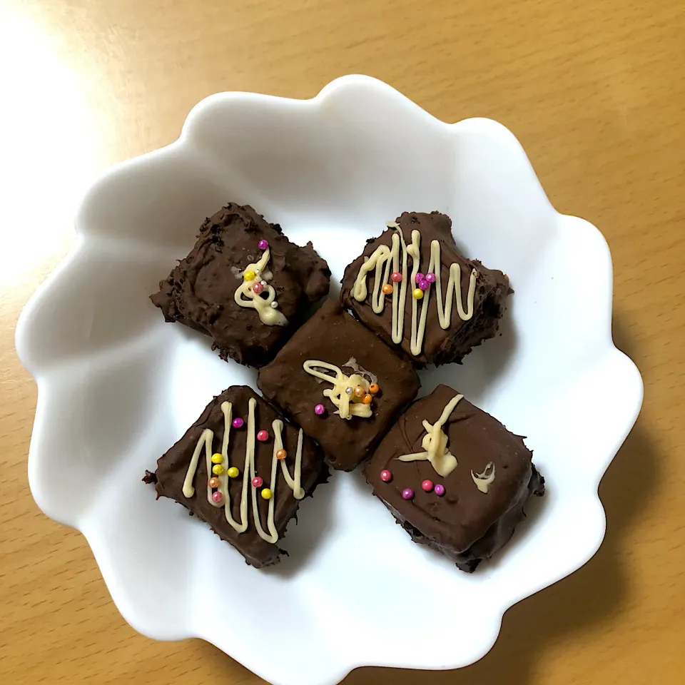 Snapdishの料理写真:【3歳キッズクッキング♪】逆チョコ大作戦＊*|みきのキッチン＊*さん