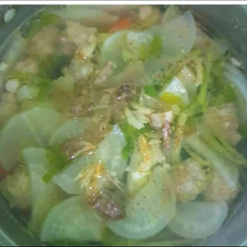 lettuce & radish soup with minced pork🥬|patlovestocookさん