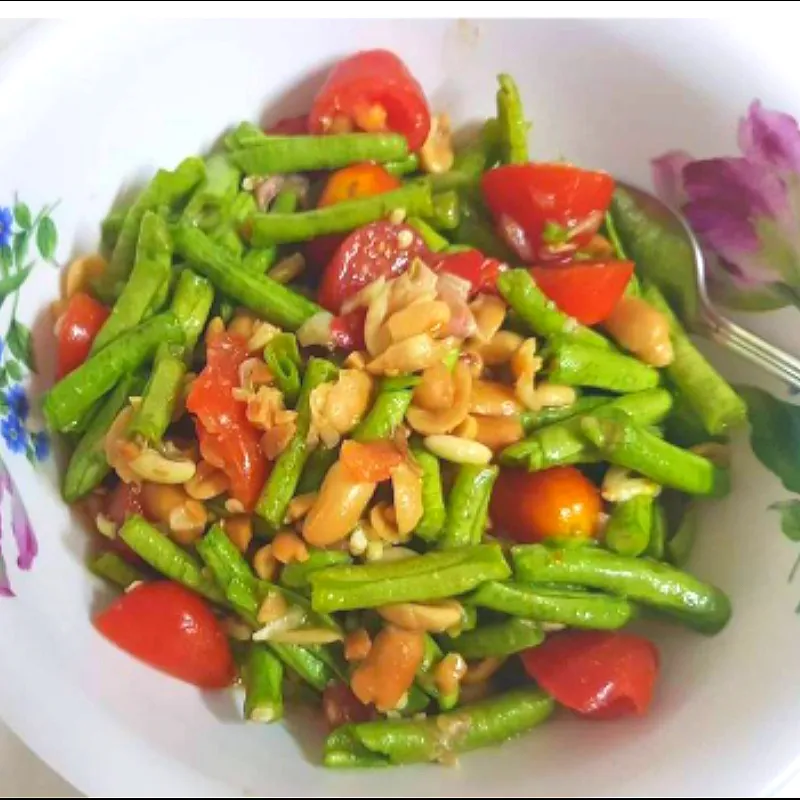 spicy long beens salad🍅🌶🍋|patlovestocookさん