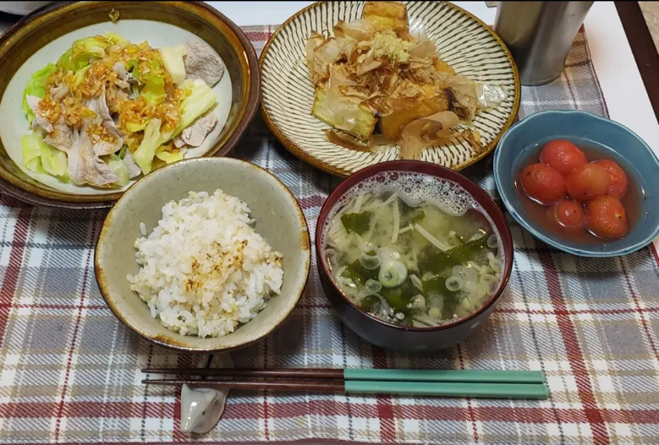 ひとり暮らしの夜ご飯
厚揚げ|keeijnsさん