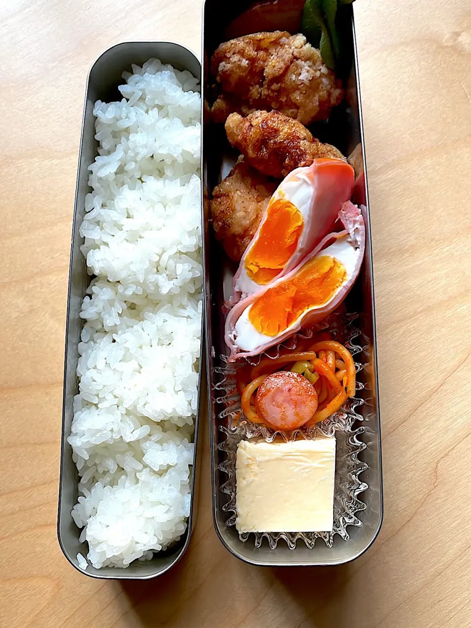 今日の中学生男子弁当🍱|はぴたさん