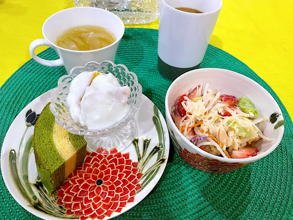 朝ごはんは頂き物バームクーヘンを食べて😉|Seikoさん