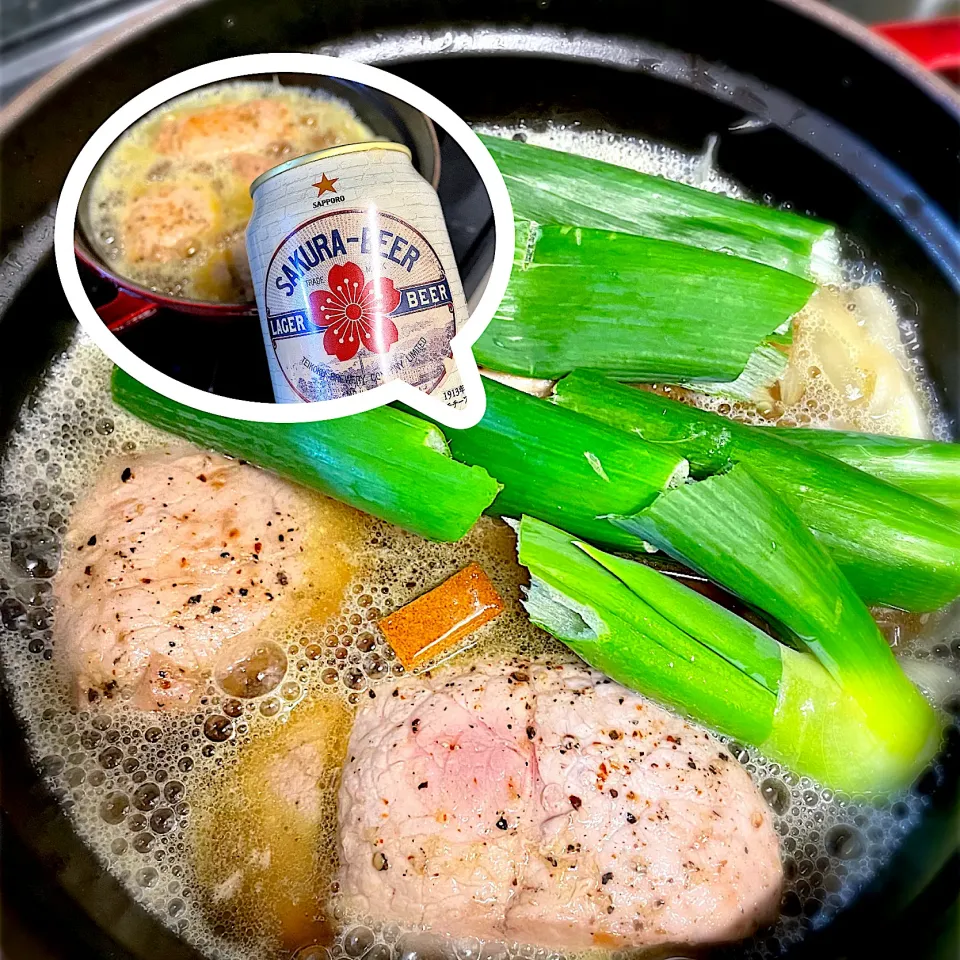 豚もも塊肉のビール煮|morimi32さん