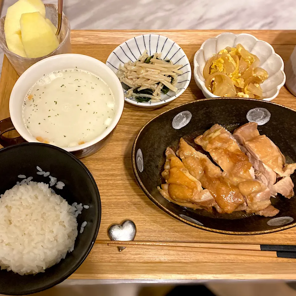 鳥もも肉のとろとろ玉ねぎ煮|なつこさん