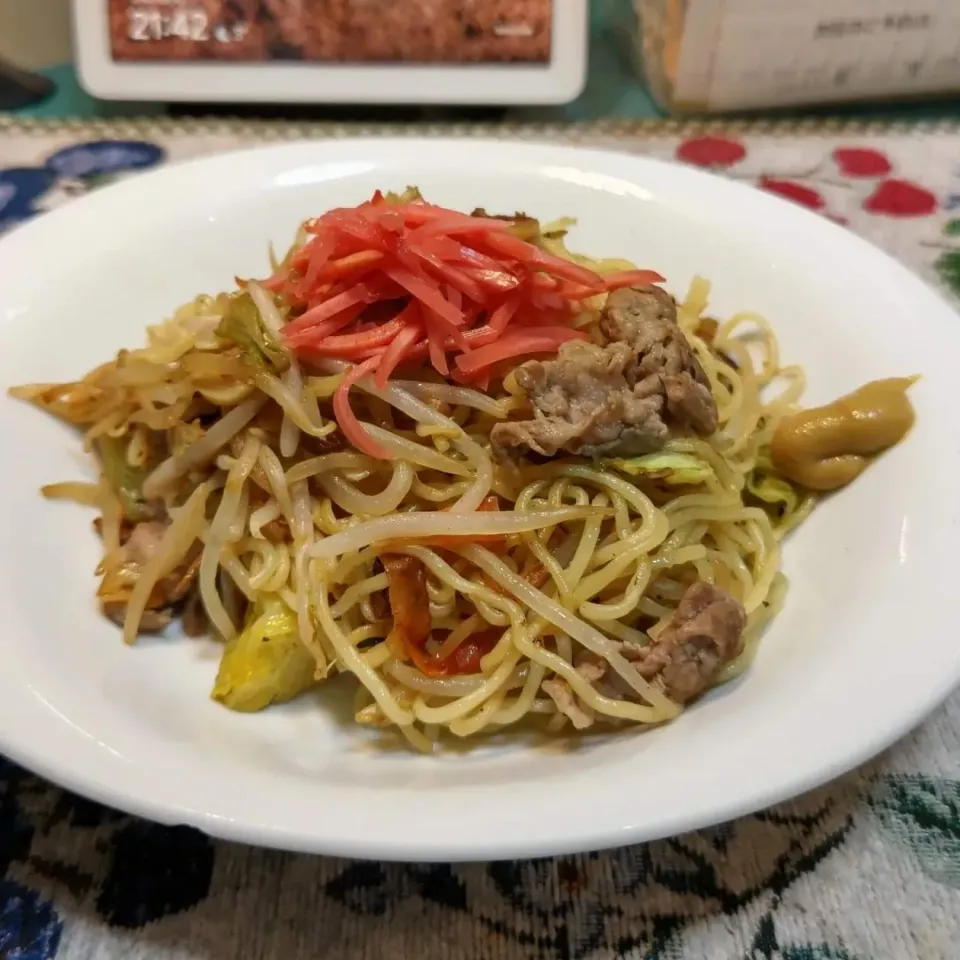 夕食は焼きソバです。|Katsuraさん