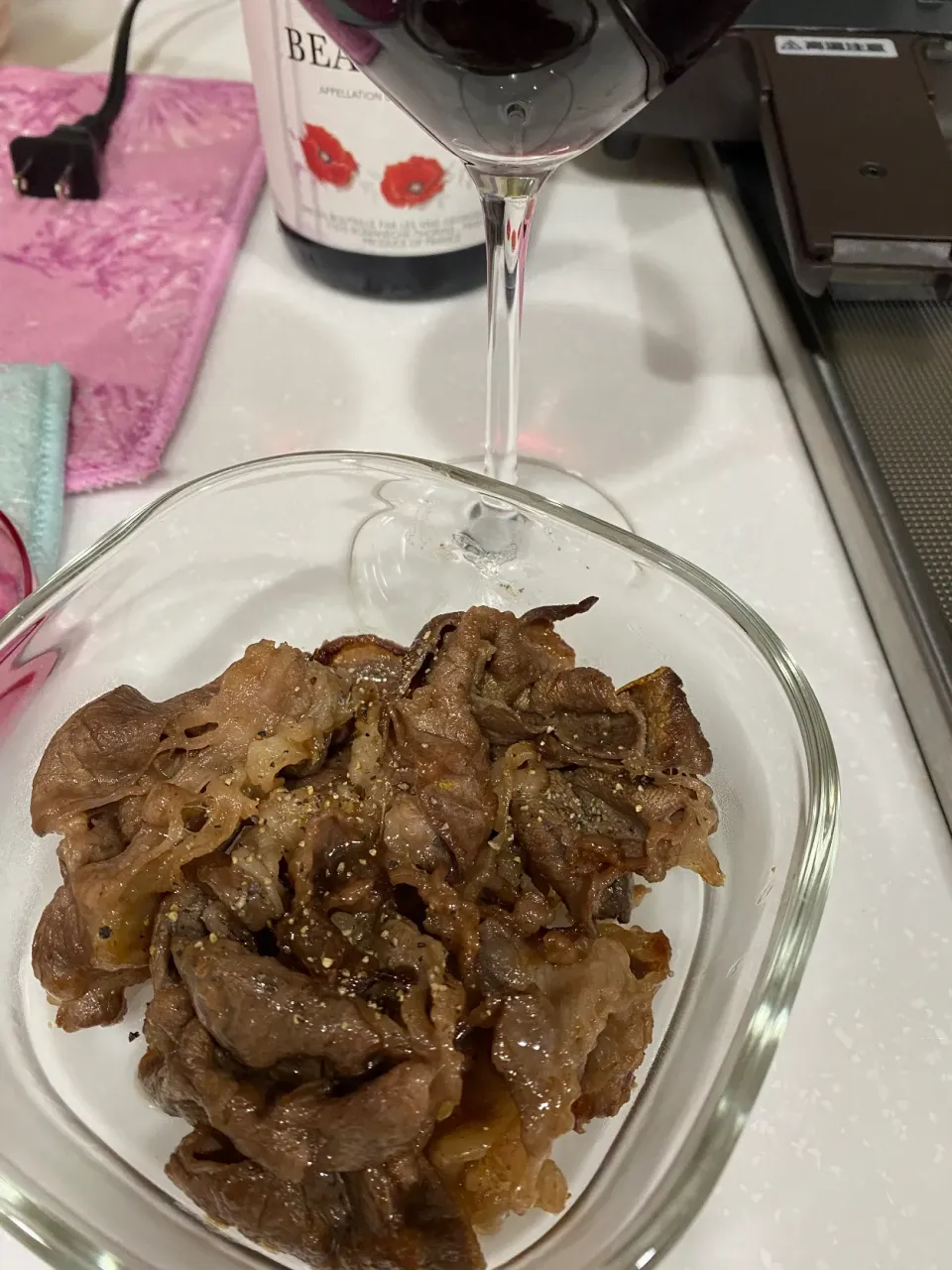 Snapdishの料理写真:焼き牛丼|kimi_mikiさん