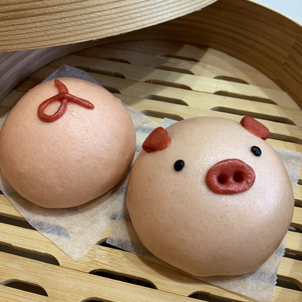 豚の顔の豚まん