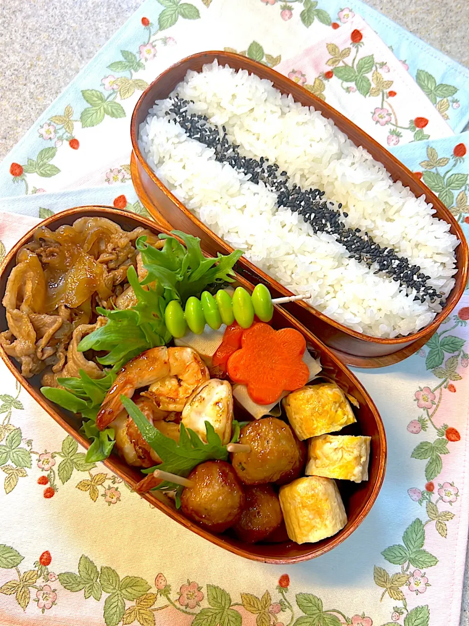 Snapdishの料理写真:👦🏻朝勤お弁当🍱|ひだまりさん