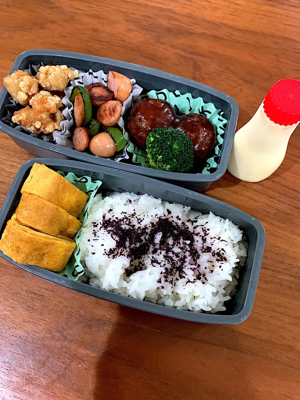 Snapdishの料理写真:2022/2/22 中3息子弁当|こうれい母さん