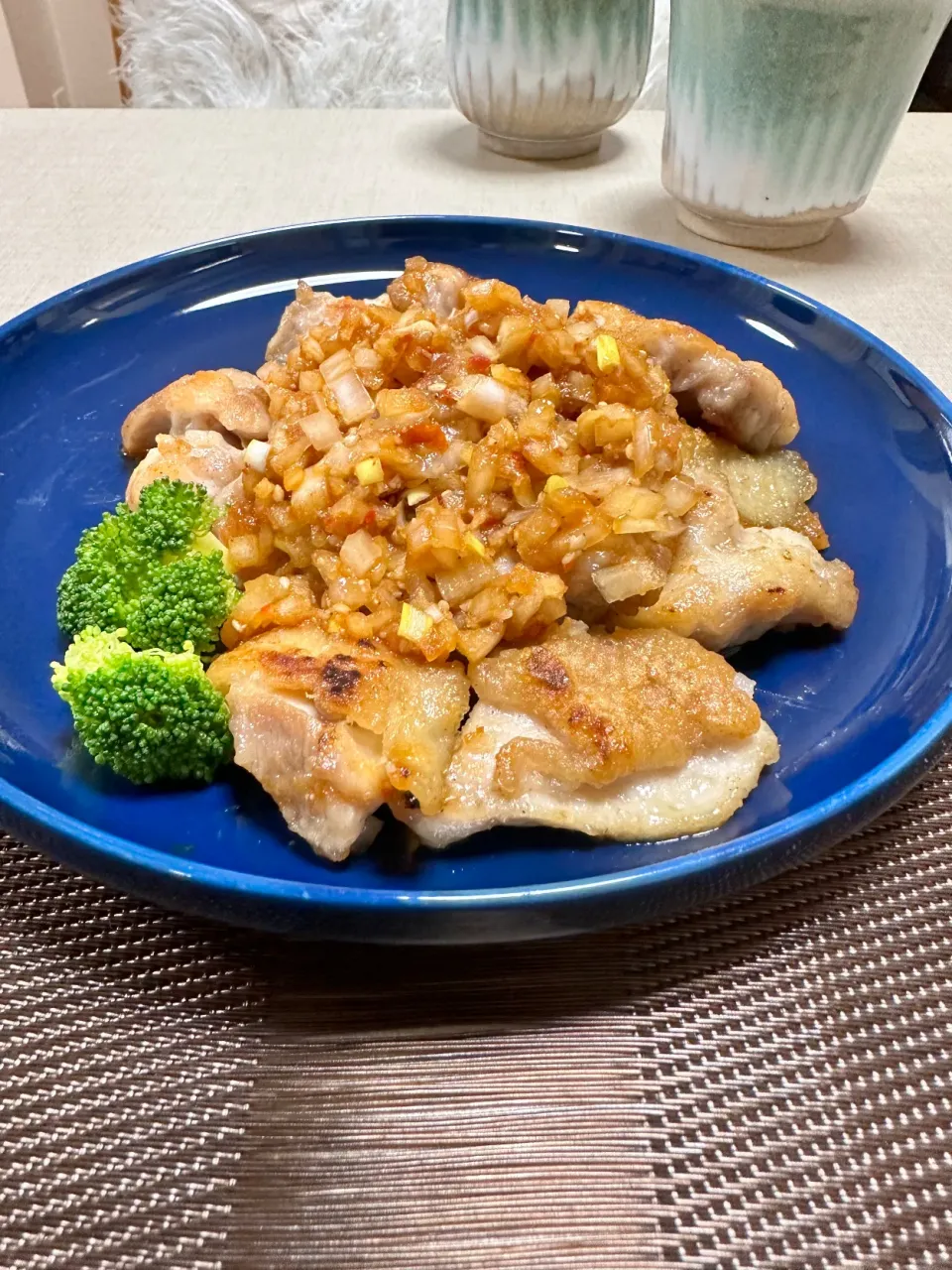 からあげビールさんの料理 【おうち居酒屋ごはん】揚げずに簡単♪油淋鶏風ピリ辛ねぎきゅうチキン|Kaorinboさん