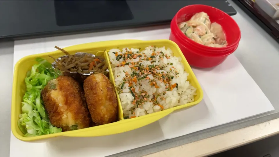 はんぺん海老カツ弁当|黒蜜きなこさん