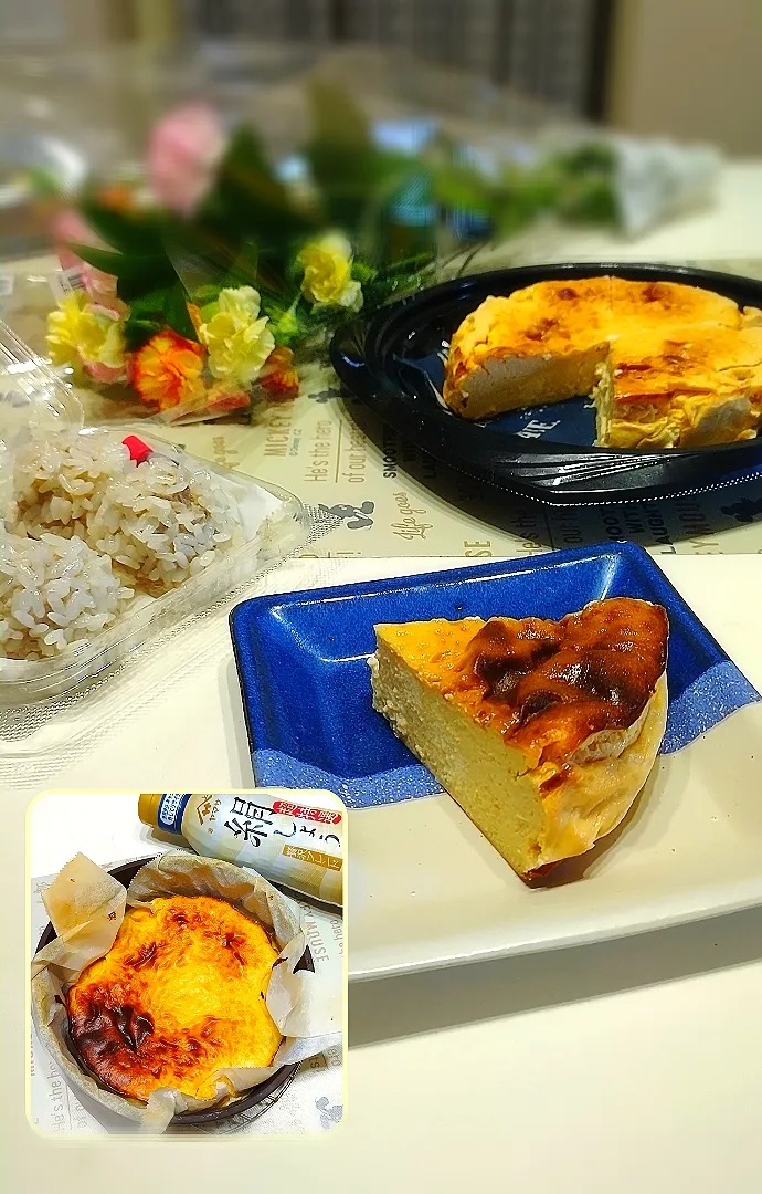 sucreroomさんの料理 【絹仕立て】豆腐でバスクチーズケーキです(∩ˊᵕˋ∩) .ﾟ♡|みったんさん