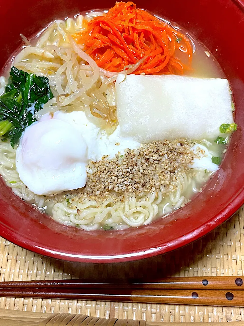 サッポロ一番塩ラーメンのチカララーメン|つるひめさん