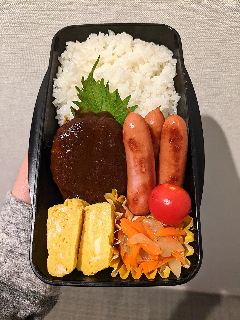 Snapdishの料理写真:照り焼きバーグ弁当|きゅーさん