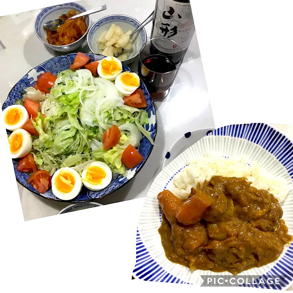 Snapdishの料理写真:鶏肉カレー|Yukikoさん