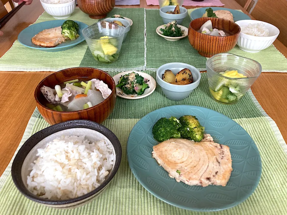 ＊メカジキのガリバタ醤油ランチ＊|＊抹茶＊さん