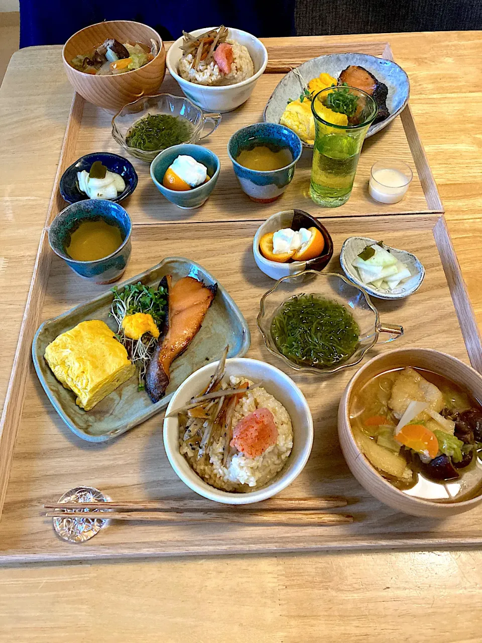 娘っち帰省三日目の朝ごはん。和食|さくたえさん