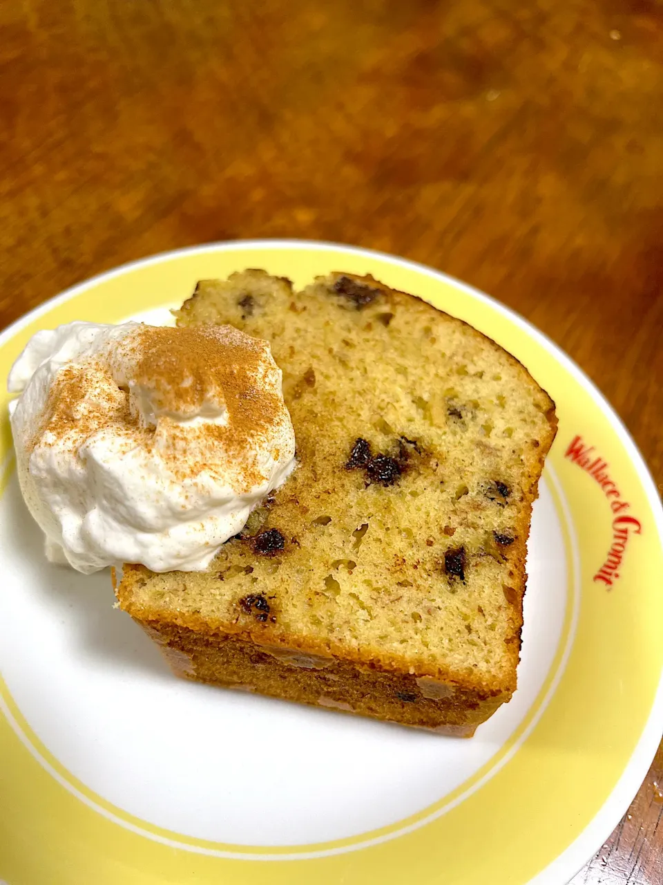 チョコチップバナナのパウンドケーキ|さんだーさん