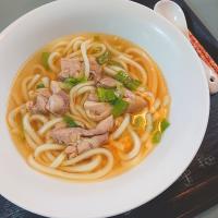 ネギ鶏塩だしうどん