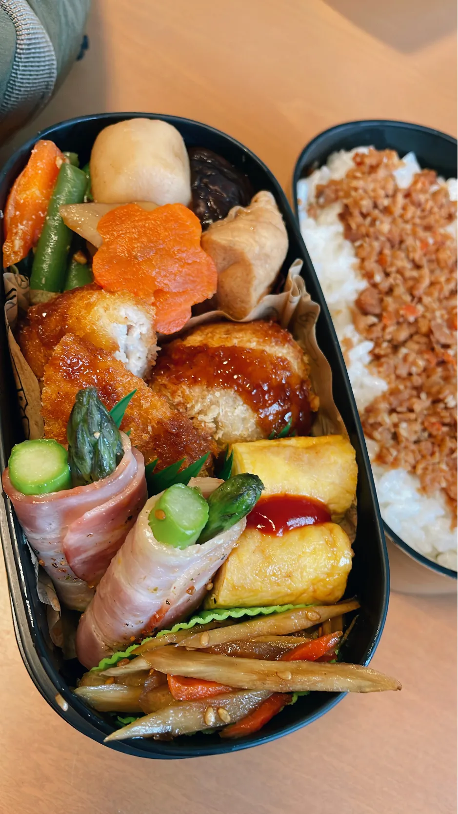 Snapdishの料理写真:今日の旦那のお弁当🍱|sacchan( ﾐΦﻌΦ)ฅさん