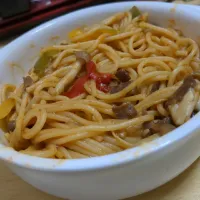 Snapdishの料理写真:節約パスタ|ka5 um1さん