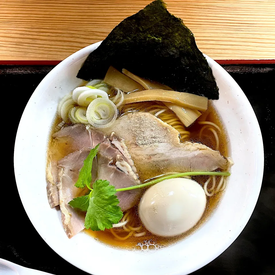 魚の出汁醤油ラーメン|むぎおさん