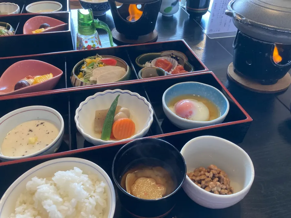 20220909旅館朝ごはん|くぽさん