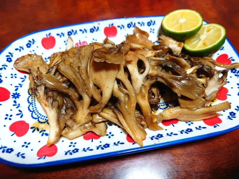 舞茸の七味醤油焼き|さえこさん