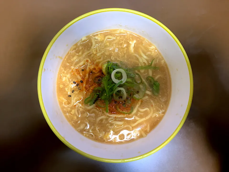 マルちゃん正麺 味噌味(玉子入•ハーフ)|ばーさんさん