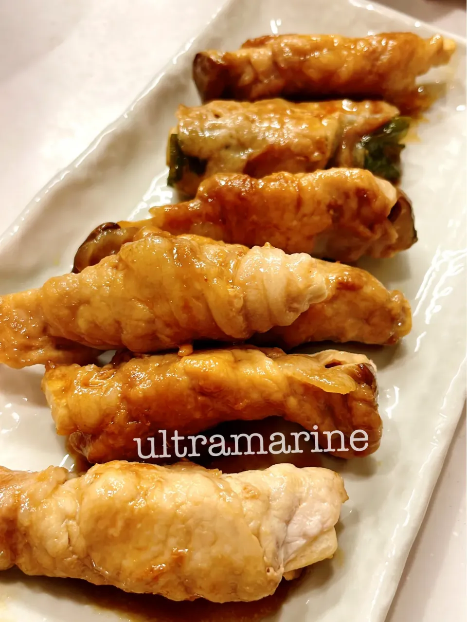 ＊エリンギと長ねぎの肉巻き♪＊|ultramarineさん