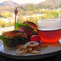 田舎のオープンカフェ風