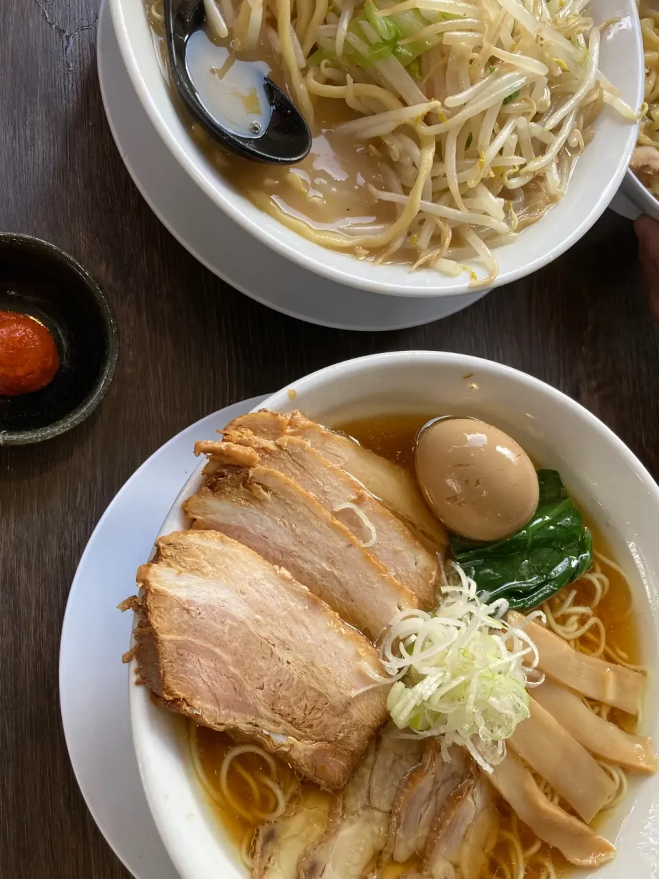 味噌ちゃんタン麺とあっさり醤油ラーメン|𝕜𝕪𝟙𝟘𝟚𝟘𝟙𝟠さん