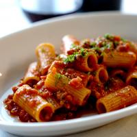 ミートソースのリガトーニ🍝