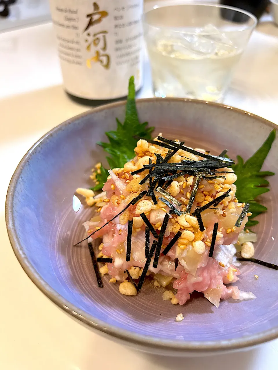 taruto⭐️さんの料理 まぐろのとろたく🐟✨天かすのせ|ナガマンさん