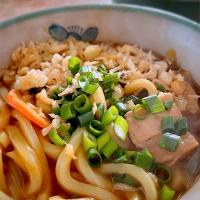休日のお昼・カレーうどん
