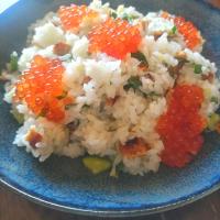 イクラと香味野菜のちらし寿司