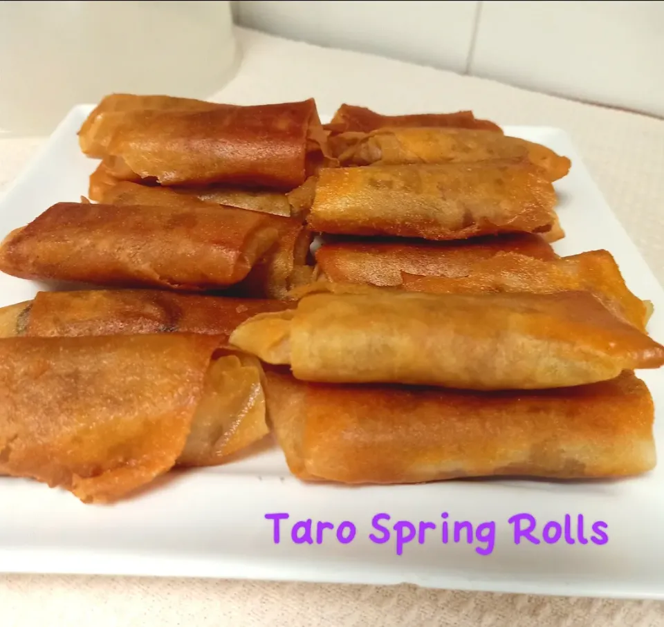 Delish Taro Spring Rolls 🥢|An'leeさん