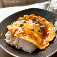 いつぞやの紅生姜天津丼