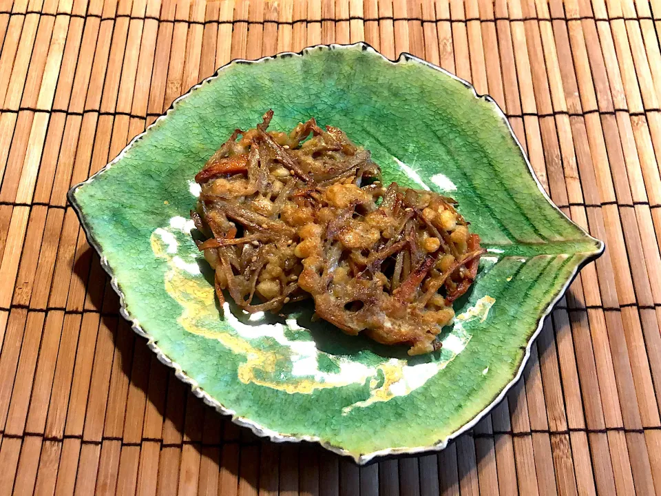 きんぴらかき揚げ|ととろさん