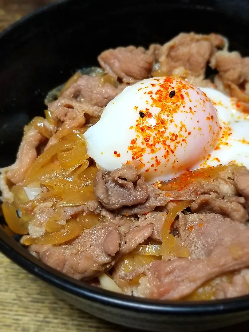 パパ盛付け👨ラジウム豚丼|ぱんだのままんさん