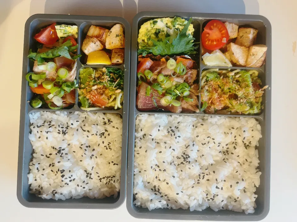 Snapdishの料理写真:マグロのカマの煮付けのお弁当|とぴさん