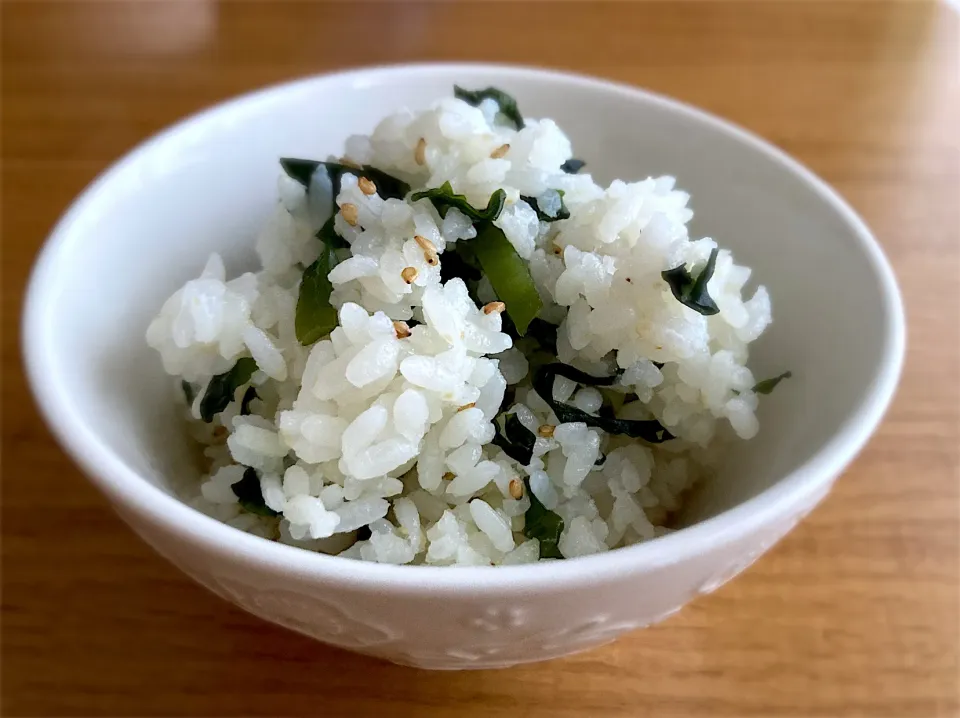 ＊新物わかめの、給食風わかめごはん🍚＊|＊抹茶＊さん