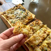 いつぞやのピザ風納豆油揚げ🍕