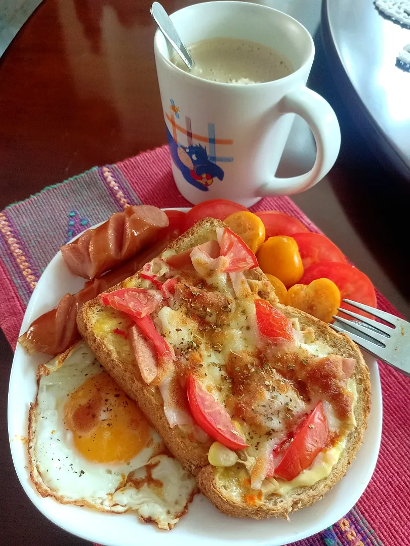 Scrumptious Homemade Brunch 🍞🥓🍳🍅☕|An'leeさん