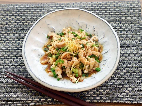 鶏皮ぽん酢のさっぱり小鉢|ヤマサ醤油公式アカウントさん