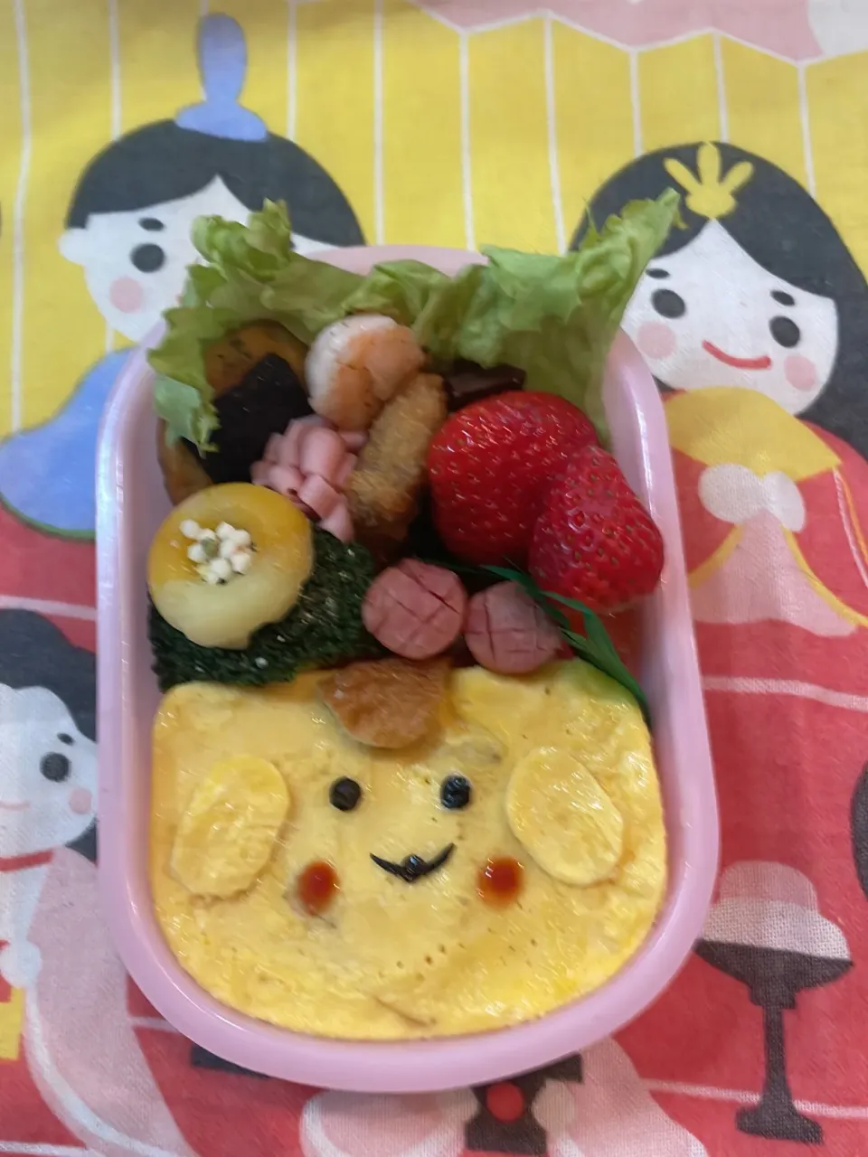 ポムポムプリン幼稚園お弁当|リリさん