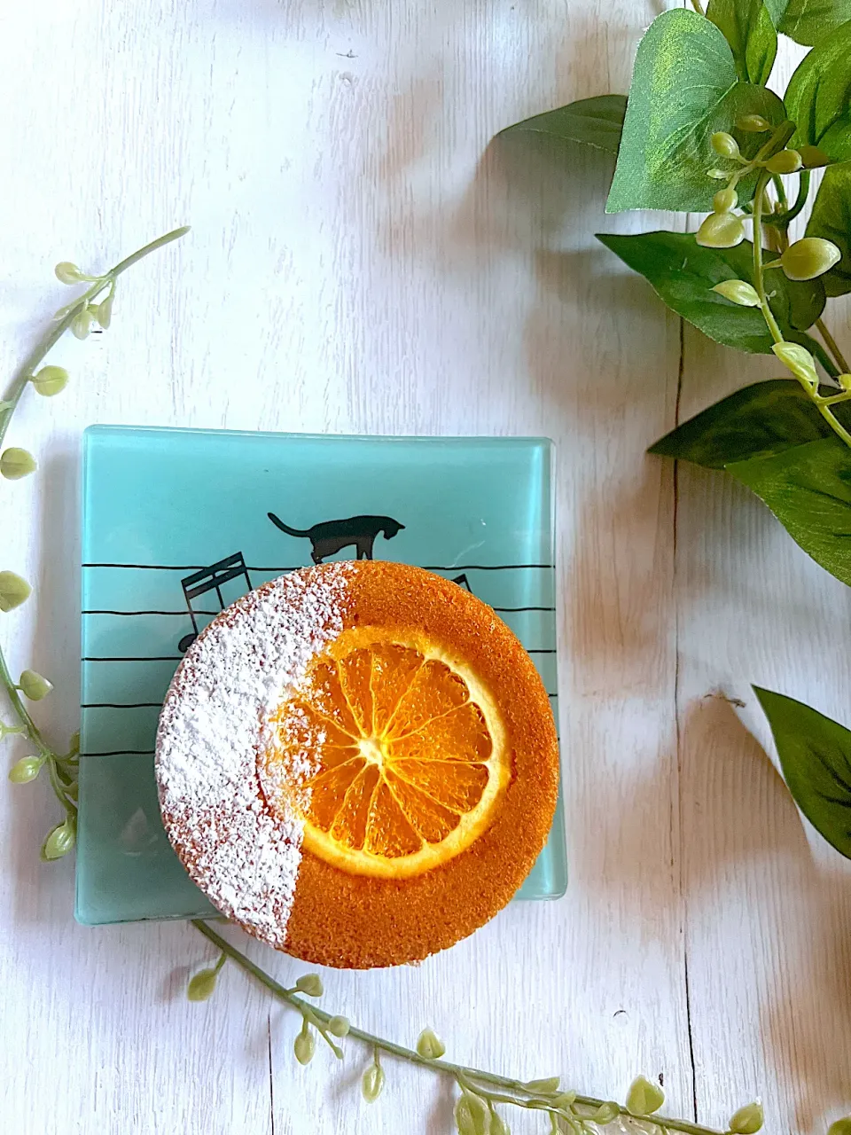 Snapdishの料理写真:オレンジ🍊米粉ケーキ🍊|kiyomi sakuraiさん