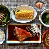 金目鯛煮付け朝御膳🍚|saoricocoさん