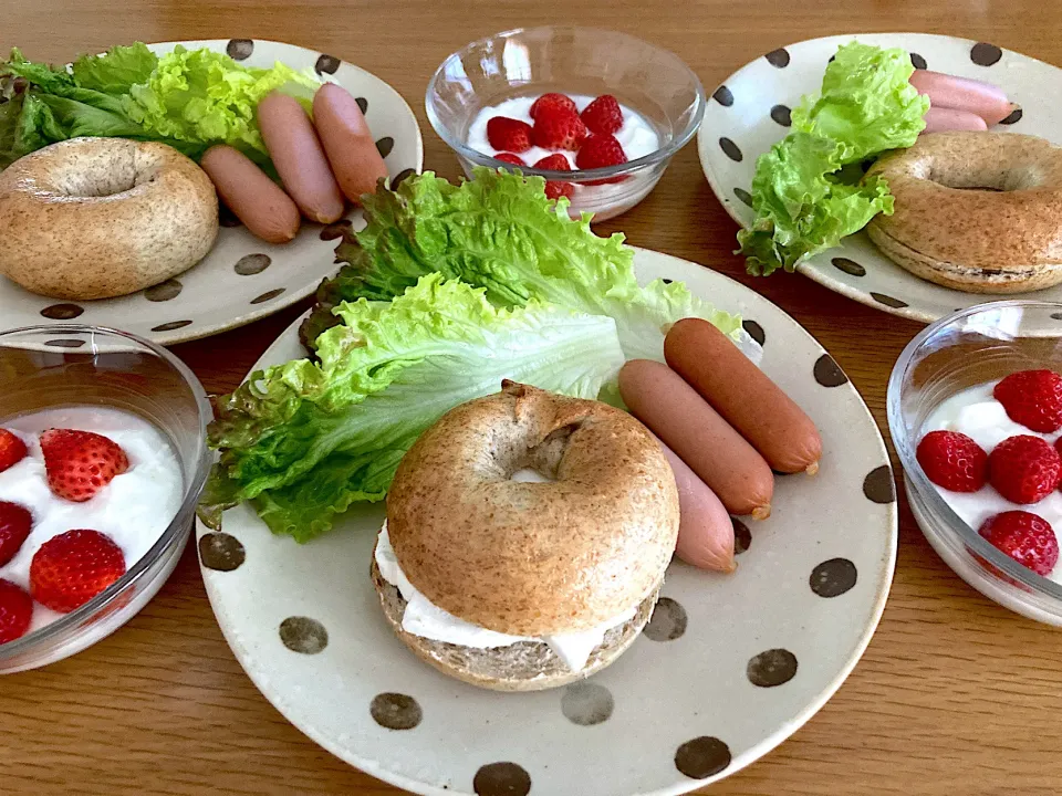 ＊ライ麦ベーグルサンド🥯＊|＊抹茶＊さん