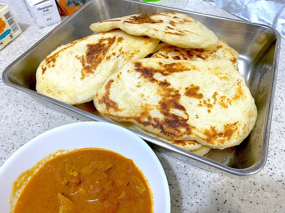 ナンとバターチキンカレー|Ronaさん